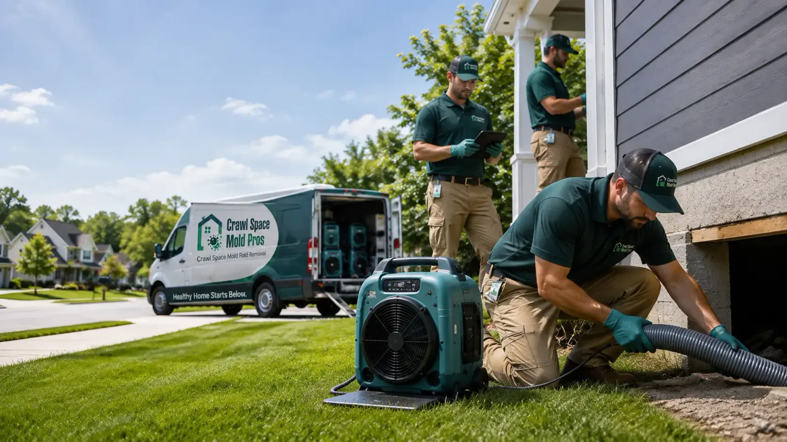 Crawl Space Mold Removal in Roundhead, OH